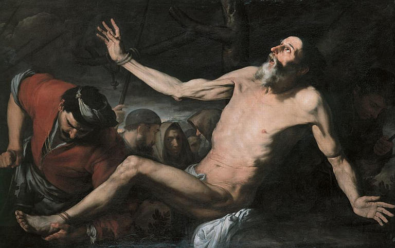 《几近挣扎的圣·巴塞洛缪》弗朗西斯柯作品介绍及画作含义